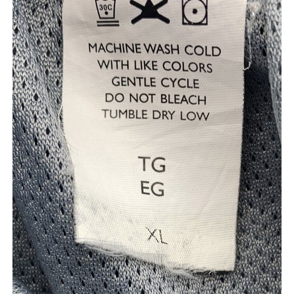 Nike Swim Trunks Mens XL Gray Blue Sports Athletic Cargo Pocket Bathing Suit 6" - Picture 11 of 13